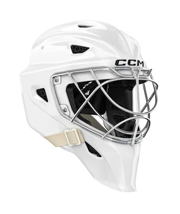 Goalie Maske CCM Axis F9 CCE White Senior