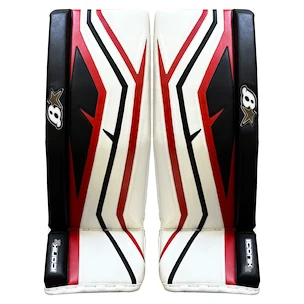 Goalie Schienen BRIAN'S Iconik X White/Red Intermediate