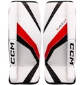 Goalie Schienen CCM YTflex 3 White/White/Red/Black Bambini (Youth) 20 Zoll