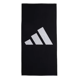 Handtuch adidas 3Bar Towel Large Black/White