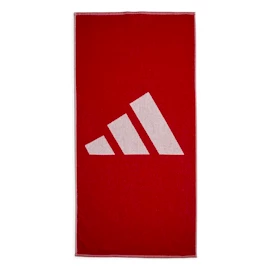 Handtuch adidas 3Bar Towel Small Scarlet