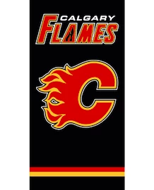 Handtuch Official Merchandise NHL Calgary Flames Black