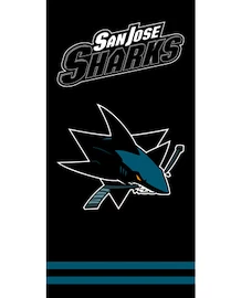 Handtuch Official Merchandise NHL San Jose Sharks Black