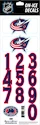 Helmnummer Sportstape  ALL IN ONE HELMET DECALS - COLUMBUS BLUE JACKETS