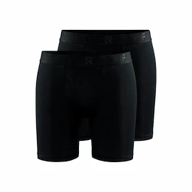 Herren Boxer Shorts Craft  Dry 6" 2-Pack Black