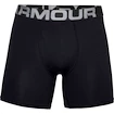 Herren Boxer Shorts Under Armour  Charged Cotton 6" 3 Pack black  S