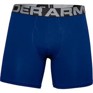 Herren Boxer Shorts Under Armour  Charged Cotton 6in 3 Pack-BLU  S