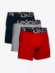 Herren Boxer Shorts Under Armour  Charged Cotton 6in 3 Pack-RED  S