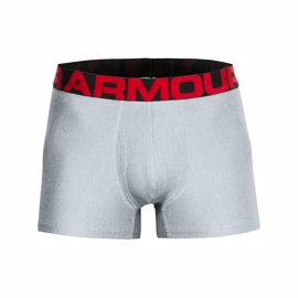 Herren Boxer Shorts Under Armour Tech 3" 2 Pack grey