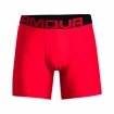 Herren Boxer Shorts Under Armour  Tech 6in 2 Pack-RED