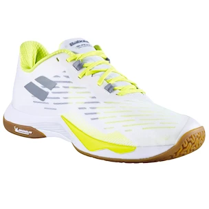 Herren Hallenschuhe Babolat  Shadow Tour 5 Men White/Lime