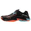 Herren Hallenschuhe Mizuno  Wave Lightning Z8 Black/Neon Flame