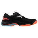 Herren Hallenschuhe Mizuno  Wave Lightning Z8 Black/Neon Flame