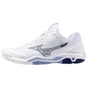 Herren Hallenschuhe Mizuno  Wave STEALTH 6 White/Bellwether Blue