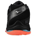 Herren Hallenschuhe Mizuno  Wave VOLTAGE 2 Black/Neon Flame