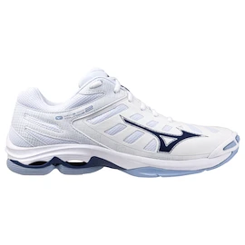 Herren Hallenschuhe Mizuno Wave VOLTAGE 2 White/Bellwether Blue