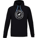 Herren Hoodie Babolat  Exercise Hood Sweat Men Black