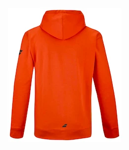 Herren Hoodie Babolat  Exercise Hood Sweat Men Fiesta Red M