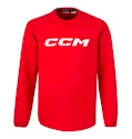 Herren Hoodie CCM  LOCKER ROOM Sweather Red