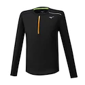 Herren Hoodie Mizuno  Dry Aero Flow LS HZ/Black L