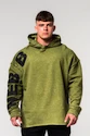 Herren Hoodie Nebbia  Washed-off Oversized Pullover Hoodie NO BS Green