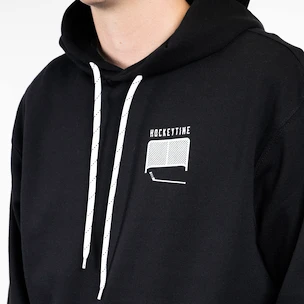 Herren Hoodie Roster Hockey  Hockeytime L, Schwarz