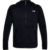 Herren Hoodie Under Armour  Charged Cotton Fleece FZ Hoodie black S