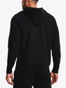 Herren Hoodie Under Armour  Essential Fleece FZ Hood-BLK