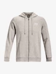 Herren Hoodie Under Armour  Essential Fleece FZ Hood-GRY