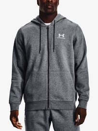 Herren Hoodie Under Armour Essential Fleece FZ Hood-GRY