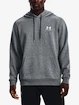 Herren Hoodie Under Armour  Essential Fleece Hoodie-GRY