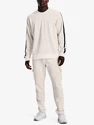 Herren Hoodie Under Armour  Essential Heritge Flc Crw-WHT