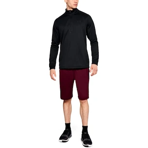 Herren Hoodie Under Armour  Fleece 1/2 Zip-BLK