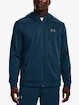 Herren Hoodie Under Armour  Fleece FZ Hoodie-BLU