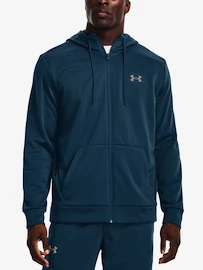 Herren Hoodie Under Armour Fleece FZ Hoodie-BLU