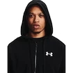 Herren Hoodie Under Armour  RIVAL FLC LOCKERTAG FZ HD-BLK