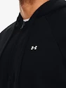 Herren Hoodie Under Armour  Rival Fleece 1/2 Zip HD-BLK