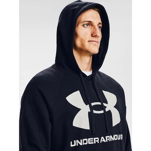 Herren Hoodie Under Armour  Rival Fleece Big Logo HD dark blue