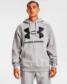 Herren Hoodie Under Armour Rival Fleece Big Logo HD-GRY