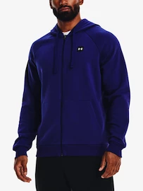 Herren Hoodie Under Armour Rival Fleece FZ Hoodie-BLU