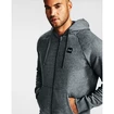 Herren Hoodie Under Armour  Rival Fleece FZ Hoodie grey