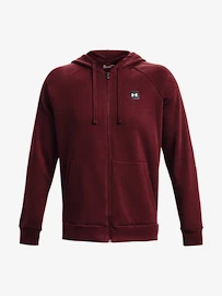 Herren Hoodie Under Armour Rival Fleece FZ Hoodie-RED