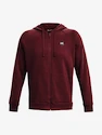 Herren Hoodie Under Armour  Rival Fleece FZ Hoodie-RED S