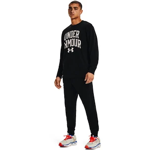 Herren Hoodie Under Armour  RIVAL TERRY CREW-BLK