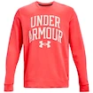 Herren Hoodie Under Armour  RIVAL TERRY CREW-RED M