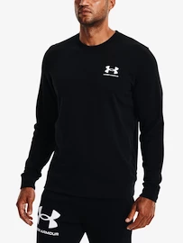 Herren Hoodie Under Armour Rival Terry LC Crew-BLK