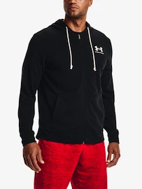 Herren Hoodie Under Armour Rival Terry LC FZ-BLK