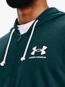 Herren Hoodie Under Armour  Rival Terry LC FZ-GRN