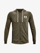 Herren Hoodie Under Armour  Rival Terry LC FZ-GRN