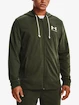 Herren Hoodie Under Armour  Rival Terry LC FZ-GRN